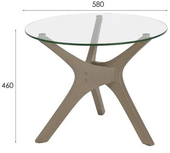 Стол журнальный Мебелик Рилле 446