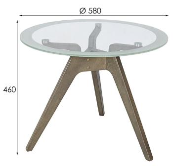 Стол журнальный Мебелик Рилле 449