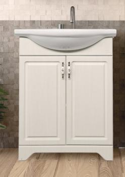 Тумба Style Line Олеандр-2 65 под умывальник Байкал 65 + Умывальник Байкал 65