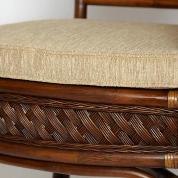 Комплект террасный TetChair ANDREA (стол кофейный со стеклом + 2 кресла + подушки)