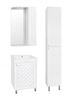 Тумба Style Line Канна 50 под умывальник Комо-50 + Умывальник СОМО 50