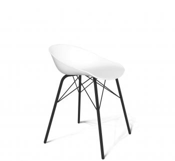 белый/черный муар