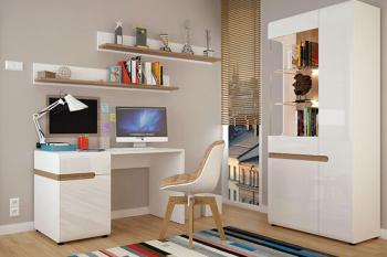 Шкаф с витриной Анрэкс 3D / TYP 01L LINATE