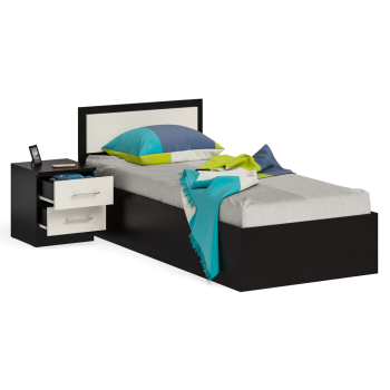 Кровать СВК Фиеста 0900 + тумба