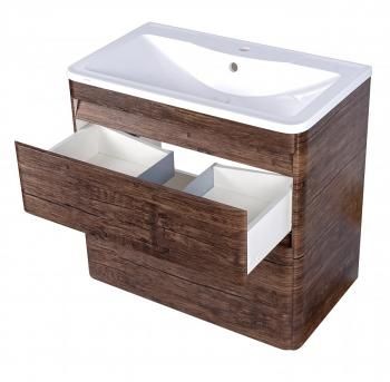 Тумба напольная Style Line Атлантика 60 + Умывальник Атлантик 60