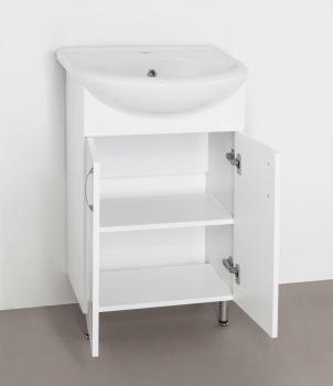 Тумба с раковиной Style Line Эко Фьюжн №9 55 + Умывальник Уют 55