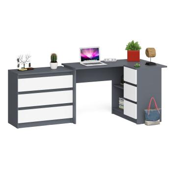 Графит/Белый