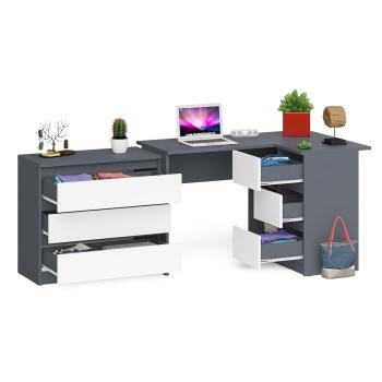 Стол компьютерный СВК Мори МС-16 правый + Комод МК800.1