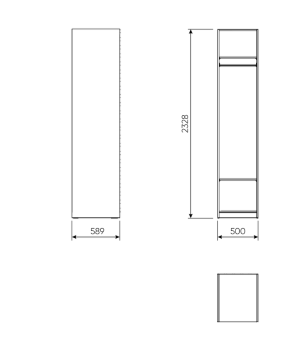 Стеллаж Гуд Лакк Макс угловой 50х58х233
