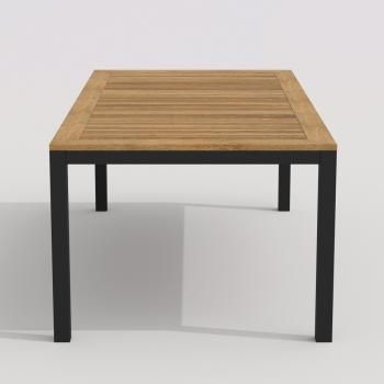 Обеденная группа Ideal Patio TELLA GIRA - стол тик 220/каркас карбон