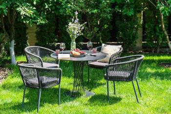 Обеденная группа на 4 персоны Диего со стульями 4sis Марсель