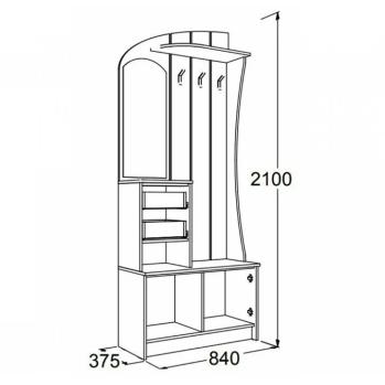 Прихожая FANT САША-20
