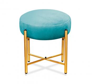 голубая пастель/золото