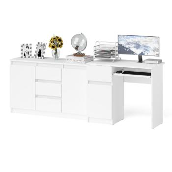 Стол компьютерный СВК Мори МС-1 левый + Комод МК1200.3