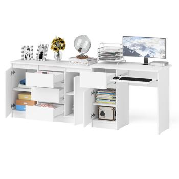 Стол компьютерный СВК Мори МС-1 левый + Комод МК1200.3