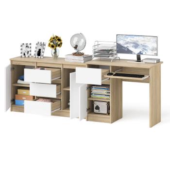 Стол компьютерный СВК Мори МС-1 левый + Комод МК1200.3