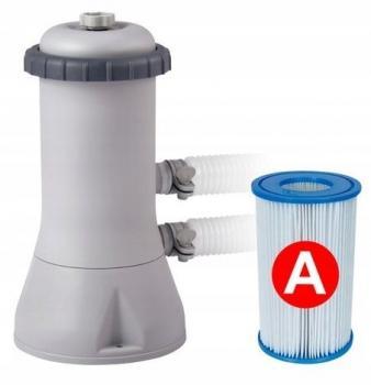 Каркасный бассейн Intex Prism Frame с фильтром-насосом и лестницей 8592л