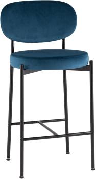 Велюр синий