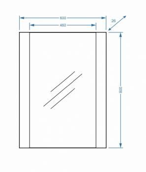 Зеркало Stella Polar Фаворита 60*80