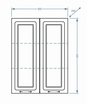 Шкаф подвесной Кармела 60