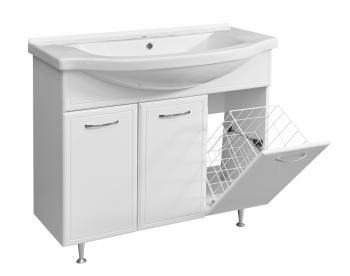 Тумба Stella Polar Концепт 90 с корзиной