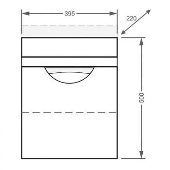 Тумба подвесная Stella Polar Норина 40