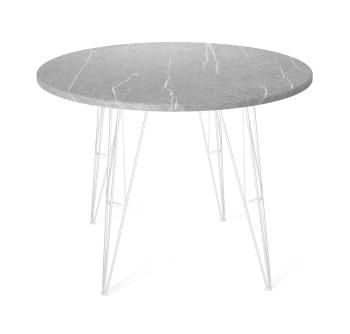 белый муар/серый мрамор