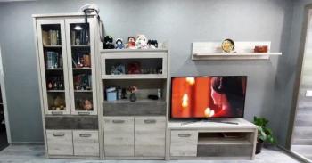 Шкаф с витриной Анрэкс 2V2D1S JAZZ