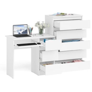 Стол компьютерный СВК Мори МС-6 правый + Комод МК700.5