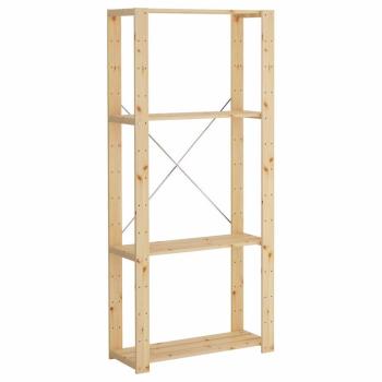 Стеллаж с полками из реек RB Хей 171х78х30