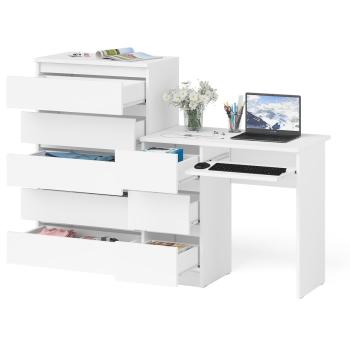 Стол компьютерный СВК Мори МС-6 левый + Комод МК700.5