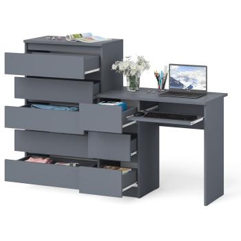 Стол компьютерный СВК Мори МС-6 левый + Комод МК700.5