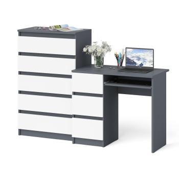 Графит/Белый