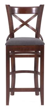 Стул барный Хью Темный тон/темно-серый м07 (У)