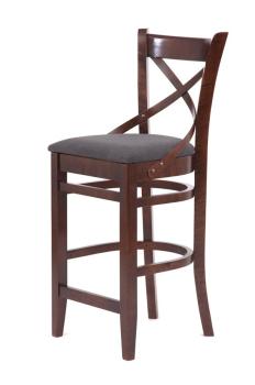 Стул барный Хью Темный тон/темно-серый м07 2 (У)
