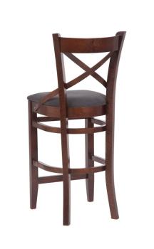 Стул барный Хью Темный тон/темно-серый м07 (У)