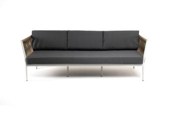 Диван 3-местный плетеный из роупа 4sis Касабланка