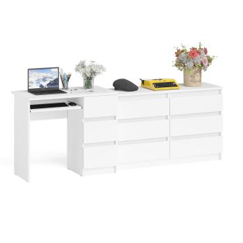 Стол компьютерный СВК Мори МС-6 правый + Комод МК1200.6