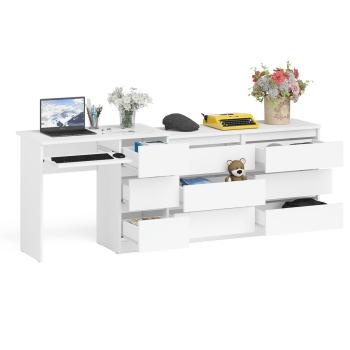 Стол компьютерный СВК Мори МС-6 правый + Комод МК1200.6