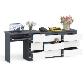 Стол компьютерный СВК Мори МС-6 правый + Комод МК1200.6