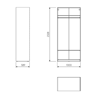 Стеллаж Гуд Лакк Макс 100х58х233
