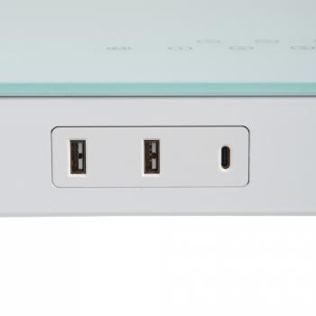 Стеклянный стол с электроприводом LuxAlto LA-T33-E4A