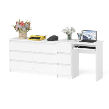 Стол компьютерный СВК Мори МС-6 левый + Комод МК1200.6