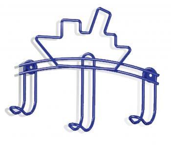 Вешалка Кораблик-3 синий (Р)