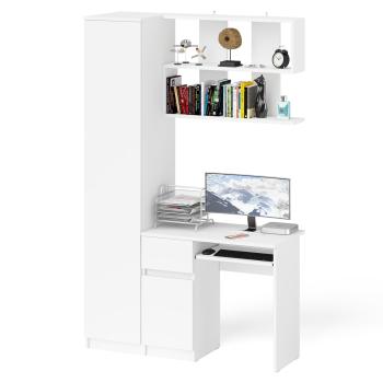 Стол компьютерный СВК Мори МС-1 левый + Пенал МШ400.1 + Полка 900