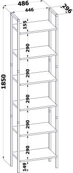 Стеллаж Сокол СТ-400
