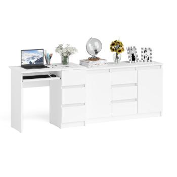 Стол компьютерный СВК Мори МС-6 правый + Комод МК1200.3