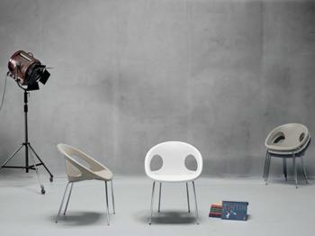 Кресло пластиковое Scab Design Natural Drop