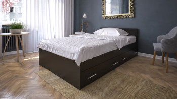 Кровать с ящиками СВК Стандарт 1200