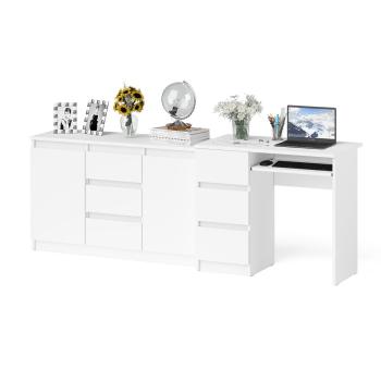 Стол компьютерный СВК Мори МС-6 левый + Комод МК1200.3